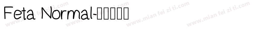 Feta Normal字体转换